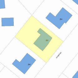 250 Spiers Rd, Newton MA 02459-3727 plot plan