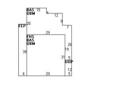 267 Adams St, Newton MA  02458-1351 floor plan