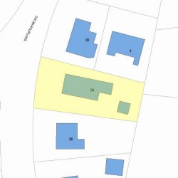 84 Eastbourne Rd, Newton MA 02459-1206 plot plan