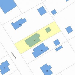 30 Perkins St, Newton MA 02465-2303 plot plan