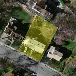 114 Hartman Rd, Newton MA 02459-2854 aerial view