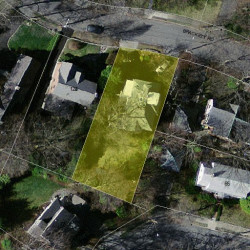 129 Brackett Rd, Newton MA  02458-2613 aerial view