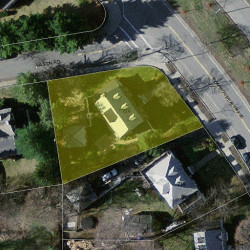 724 Commonwealth Ave, Newton MA 02459-1133 aerial view