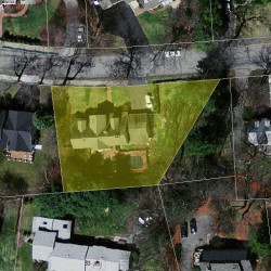 28 Moffat Rd, Newton MA  02468-1113 aerial view