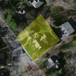 32 Ridge Ave, Newton MA  02459-2508 aerial view