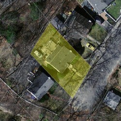 11 Ashcroft Rd, Newton MA  02461-1701 aerial view