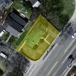 1707 Washington St, Newton MA 02466-2712 aerial view
