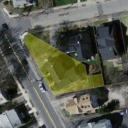 25 Woodward St, Newton MA 02461-1511 aerial view