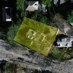 239 Ward St, Newton MA 02459-1332 aerial view