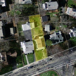 277 Ward St, Newton MA 02459-1212 aerial view