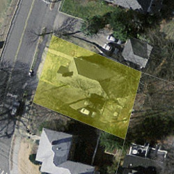 182 Side Pkwy, Newton MA  02458-1847 aerial view