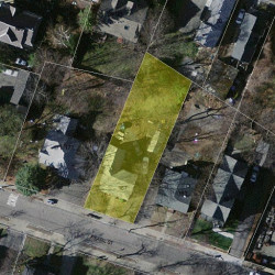 167 Pearl St, Newton MA 02458-1443 aerial view