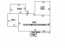 12 Redwood Rd, Newton MA 02459-3125 floor plan