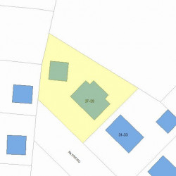 37 Payne Rd, Newton MA  02461-1816 plot plan