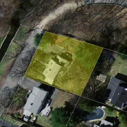 16 Albemarle Rd, Newton MA 02460-1106 aerial view