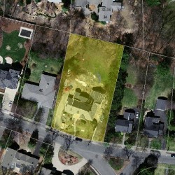 50 Gordon Rd, Newton MA 02468-1023 aerial view