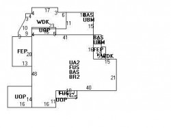 29 Exeter St, Newton MA 02465-2620 floor plan