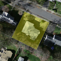 32 Littlefield Rd, Newton MA  02459-3011 aerial view