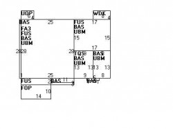 96 Oxford Rd, Newton MA  02459-2406 floor plan