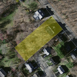 195 Cypress St, Newton MA  02459-2226 aerial view