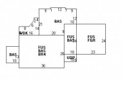 15 Gould Rd, Newton MA 02468-2120 floor plan