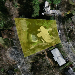 123 Baldpate Hill Rd, Newton MA 02459-2853 aerial view