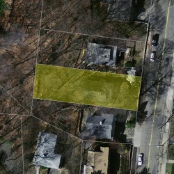 419 Lowell Ave, Newton MA 02460-2148 aerial view