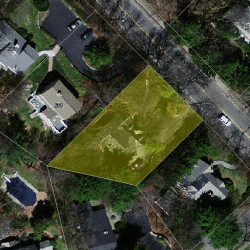 215 Valentine St, Newton MA 02465-3001 aerial view