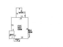 1071 Beacon St, Newton MA  02459-1703 floor plan