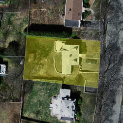 89 Fordham Rd, Newton MA  02465-1208 aerial view