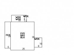 45 Cottage St, Newton MA  02464-1254 floor plan