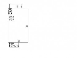 70 Dalby St, Newton MA 02458-1033 floor plan