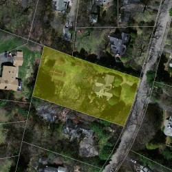 29 Exeter St, Newton MA 02465-2620 aerial view