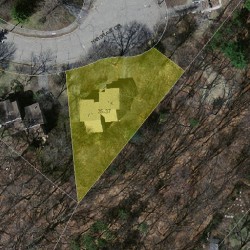 37 Hargrave Cir, Newton MA  02461-1108 aerial view