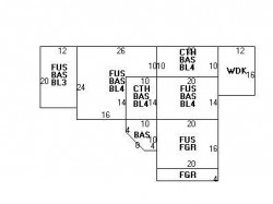 133 Franklin St, Newton MA  02458-2411 floor plan