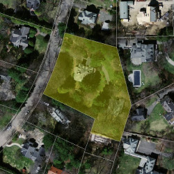 34 Exeter St, Newton MA 02465-2621 aerial view