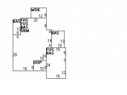 992 Beacon St, Newton MA  02459-1726 floor plan