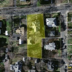 454 Ward St, Newton MA 02459-1258 aerial view