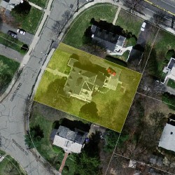 12 Carlton Rd, Newton MA 02468-1904 aerial view