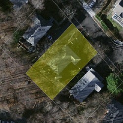 57 Ripley St, Newton MA  02459-2209 aerial view