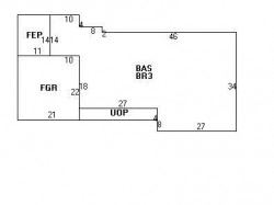 157 Evelyn Rd, Newton MA 02468-1034 floor plan
