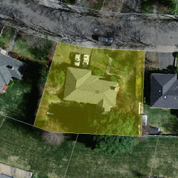 23 Donna Rd, Newton MA 02459-2804 aerial view