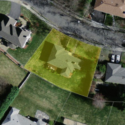 15 Donna Rd, Newton MA 02459-2804 aerial view