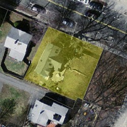 390 Homer St, Newton MA  02459-1430 aerial view