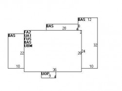 239 Ward St, Newton MA 02459-1332 floor plan