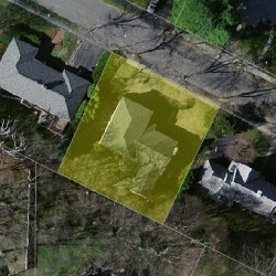 48 Littlefield Rd, Newton MA 02459-3011 aerial view