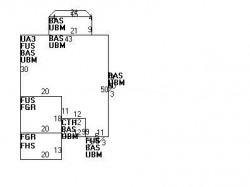 306 River St, Newton MA  02465-1436 floor plan