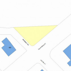 449 California St, Newton MA  02460-1206 plot plan