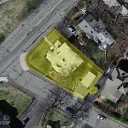 26 Lowell Ave, Newton MA 02460-1612 aerial view