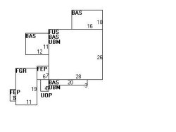 73 Dedham St, Newton MA 02461-2134 floor plan